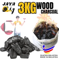 LOCAL 3kg± Charcoal / Arang Bakau / Mangrove Wood Charcoal / ️ Green charcoal / ARANG KAYU  /  /  / BBQ / Barbeque