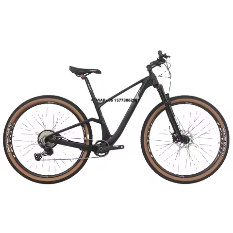 Bicycle Carbon Bike 29er Suspension Mountain Complete Bike Carbon Frame XC BOOST148 M5100 Groupset 1
