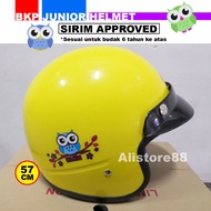 BKP CHILDREN HELMET H4 - YELLOW COLOR [SIRIM APPROVED]