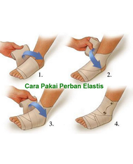 Elastic Bandage 6 Inch Perban Elastis 15cmx4.5m Perban Lutut Tangan