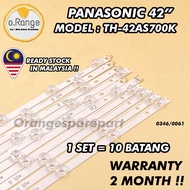 TH-42AS700K PANASONIC 42" LED TV BACKLIGHT(LAMPU TV) 42 INCH LED TV BACKLIGHT TH-42AS700 TH42AS700K
