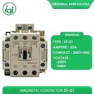 MAGNETIC CONTACTOR ST 21 AC CONTACTOR TYPE/ ST 21