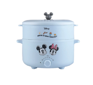 หม้ออเนกประสงค์ ความจุ 1.5 ลิตร สีชมพู/สีฟ้า รุ่น POT-462 LOTUSS DISNEY MULTICOOK PINK/BLUE #POT-462