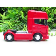 Welly 1/64 Scania R370 V8 Truck Head Red Diecast Car