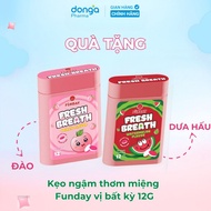 [GIFT - GIFT NOT FOR SALE] Funday candy, watermelon and peach flavor mouth freshener 12g