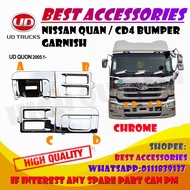 NISSAN QUAN / CD4 BUMPER GARNISH "CHROME" HIGH QUALITY