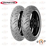 RING 18 MOTORCYCLE TIRE PACKAGE // ZENEOS ZN91 90/80 & 120/80 TUBELESS // TIGER, RX KING, SCORPIO MO