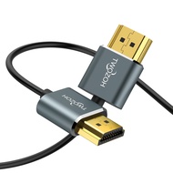 Twozoh Ultra Thin HDMI to HDMI Cable 1 m, Hyper Slim HDMI 2.0 Cable, Extremely Flexible 4K HDMI Cabl