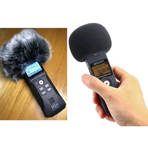 Furry Microphone Windscreen for Zoom H1 H1N Handy WindShield Windscreen Muff for Zoom H1 H1N Accesso