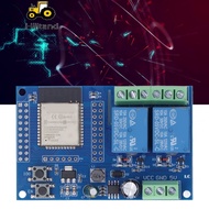 Hilitand 2 Channel 5V Relay Module ESP 32 4M Byte Flash Large Capacity Programmable Board for Second