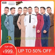 waneva- jubah / jubah gamis pria dewasa / gamis pria turki arabian / jubah pria keren arab / baju muslim pria / list 2
