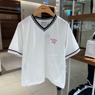 Authentic NEW Malbon Korean Ladies 25 Early Autumn New Golf Clothing Book V-neck Breathable Cool Fee