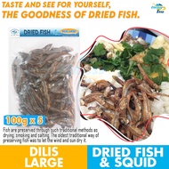 Dried Fish Dilis Large 500g / 1kg Dried Anchovies / Gourmet Dried Fish / Sun-Dried / Filipino dilis