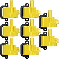 PERFORMANCE IGNITION COIL D580 UF192 SET OF 8 COMPATIBLE WITH CADILLAC CTS CHEVY CAMARO CORVETTE AVA