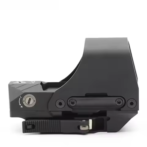 HS510C 3-in-1 Multi-Reticle Open Reflex Sight 2MOA Dot & 65 MOA Circle for Long Guns Solar Fail-Safe