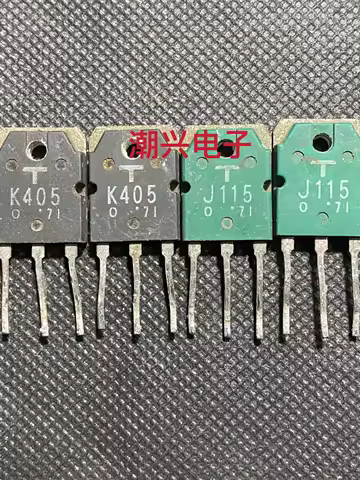 100% Original disassembly 1pair 2SK405 2SJ115(1pcs K405 + 1pcs J115) TO-3P