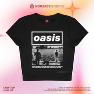 KATUN NORACY.STUDIOS - CROP TOP OASIS ALBUM CONCERT | ROCK MUSIC METAL BAND | GRUNGE CROPTOP BLACK S