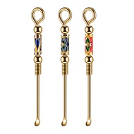 3Pcs Portable Ear Pick Tools Ear Cleaning Tools Copper Earpicks Earwax Spoons