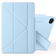 全城熱賣 - 適用於華為MatePad Pro 11 2024 / 2022 磁吸固定扣變形平板皮套（白冰藍）