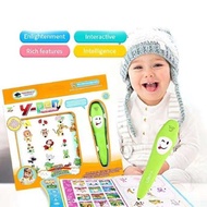 Smart Speaking Pen with 12pcs English Cards for Kids Electronic Smart Talking Pen Answer Pen Smart L