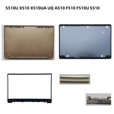 New Laptop LCD Back Cover Case Topcase Bezel Front Frame Hinge Cap For S510U X510 X510UA UQ A510 F51