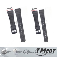 Casio Watch Strap F91W 12mm/14mm/16mm/18mm/20mm/22mm PU Wrist Rubber Band Resin Watch Strap F 91W F9