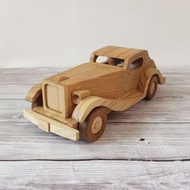 Unique gift for men, wooden toy car, as a gift for car lover, 1934 Jaguar Coupe