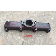 JDM490.10-2 Exhaust Connecting Pipe (manifold) + TY295.1-20 Exhaust pipe gasket, Jiangdong/JD diesel