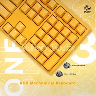 Ducky One 3 Yellow Ducky Full Size Hotswap RGB Double Shot PBT QUACK Mechanical Keyboard 3 Models