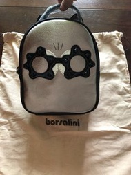 ［全新、絕版］專櫃 borsalini 絕版貓頭鷹時尚斜背包