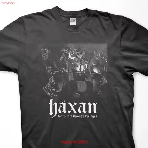 Haxan Witchcraft Through The Ages Screen T Shirt Cult Classic Film vintage Washed homme streetwear V