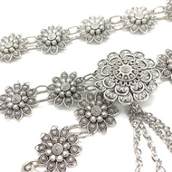 Belts jewelry โบราณเข็มขัด อีสานชุดล้านนาไทหัวเข็มขัดเงินโบราณ