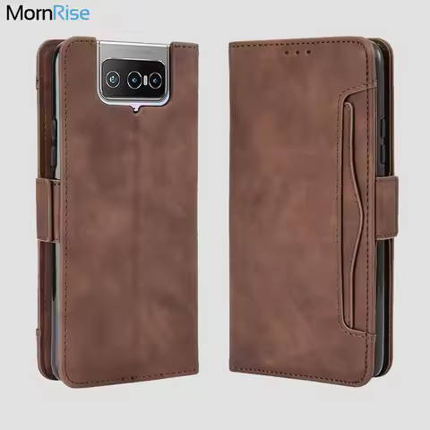 Wallet Cases For ASUS Zenfone 7 Pro ZS671KS Case Magnetic Closure Book Flip Cover For Zenfone 7 ZS67