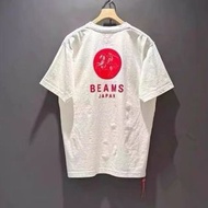 日本預訂 2色選 beams Japan 馬年拼色logo 短袖紅繩 tee