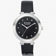 VERSUS VERSACE手錶 VV00321 36mm銀錶殼，深黑色錶帶款 _廠商直送