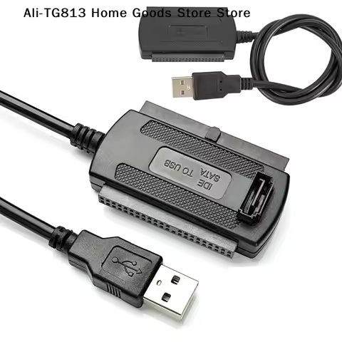 [TG813]USB 2.0 To IDE Adapter Converter Cable For 2.5 3.5 Inch Hard Drive HD