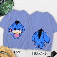 KAOSLAGI Women's Character T-shirts Eeyore Pooh T-shirts Eeyore Women's T-shirts Cute Women's T-shir
