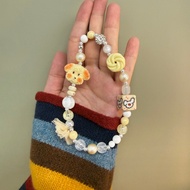 cute dog phone case sling necklace universal