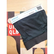 HIJAU [NEW][NEW] Uniqlo Boxer Briefs Airism Regular Rise Black Striped Green