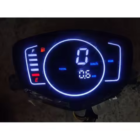 Digital meter modified Ful Led Meter SpeedMeter OdometerFor marva vip 50 Yamaha crypton 110 CRYPTON 