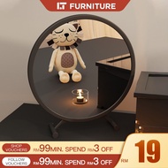 LED Dressing Table Mirror Makeup Mirror Cermin Solek Vanity Mirror Countertop Cosmetic Mirror Cermin