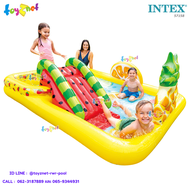 Intex  สระน้ำสไลเดอร์ ฟัน แอนด์ ฟรุ๊ตตี้ 2.44x1.91x0.91 ม. รุ่น 57158