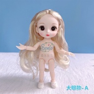 17cmbjdDoll Doll Play House Girl Princess Toy13Joint8Dilele Barbie Little Naked Baby