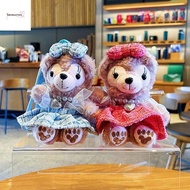 BABYBOUTIQUE Bow Bear Doll Keychain, Shirley Mei Duffy Princess Dress Duffy Bear Plush Dolls, Creati