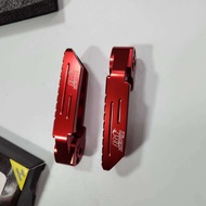 ZERN8.1 พักเท้าหลัง GIORNO สีแดง งานCNC อะไหล่แต่งจีออโน่