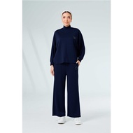 SHE DAZZLE Ae-Ra Set (Straight Cut) In Dark Blue