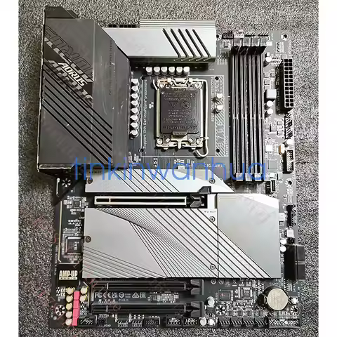 used For Gigabyte B760 AORUS MASTER DDR4 Motherboard PCI-E3.0/4.0 3×M.2 4×SATAIII ATX.