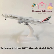 Emirates Airlines B777 Aircraft Model 20CM Die-cast Metal Airplane