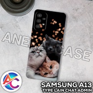 AC56Case Samsung A13/ Cat Motif/softcase Samsung A13/casing Samsung A13/silicone Samsung A13