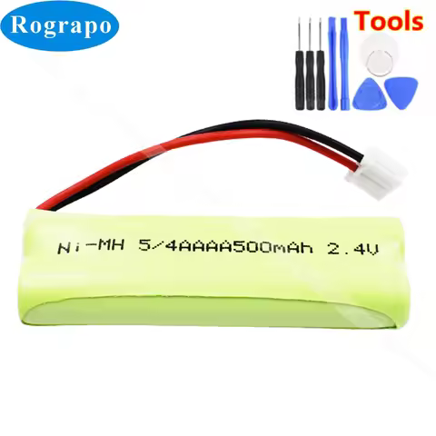 New 2.4V 500mAh 5/4AAAA Full Replacement Battery For Sharp HWDCD2308 JD-C202 K22 Accumulator 2-wire 